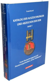 Katalog der Auszeichnungen der DDR - Band 1 - FDJ und Pionierorg. (Frank Bartel)