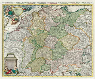 Deutschland 1740 - Das heilige Römische Reich - Historische Karte (Reprint)