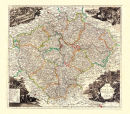 B&ouml;hmen 1760 - Historische Karte (Reprint)
