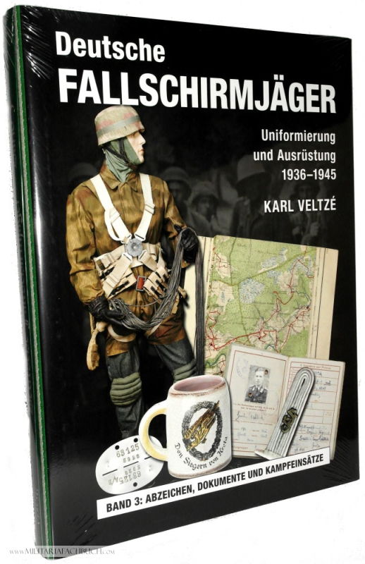 DEUTSCHE FALLSCHIRMJÄGER Uniformen Ausrüstung 1936-45 Bekleidung Buch Book 1 NEU 