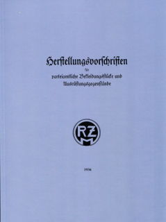RZM - Herstellungsvorschriften 1936