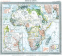 Generalkarte AFRIKA 1890 - Historische Karte (Reprint)