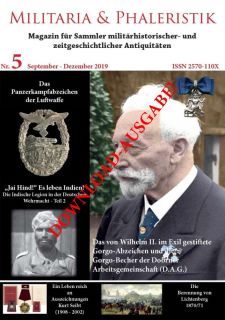 Militaria & Phaleristik - Ausgabe 5 (2019) - Download-Ausgabe