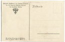 Postkarte - Zeppelin-Motiv - ungelaufen