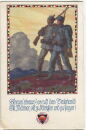 Postkarte - Patriotisches Motiv - Deutscher Schulverein -...