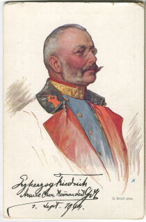 Postkarte - Feldmarschall Erzherzog Friedrich - ungelaufen