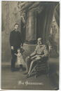 Postkarte - Kaiser Franz Josef. - Drei Generationen -...