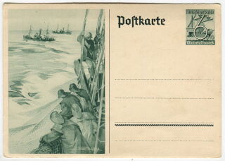 Postkarte - Hochseefischerei - ungelaufen