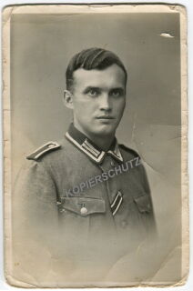 Portrait - Unteroffizier mit EK-Band - PK-Format