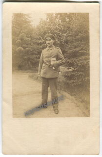 Foto - Unteroffizier mit Portopee und Schirmmütze - PK-Format