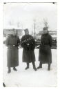 Foto - Wehrmachtsangehörige Winter - PK-Format