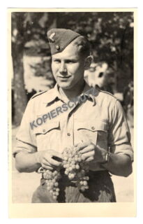 Foto - Soldat Luftwaffe im Hemd - PK-Format