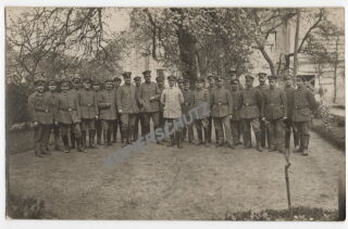 Foto - Gruppe von Offizieren und Unteroffizieren - PK-Format