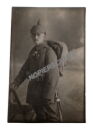 Portrait - Soldat im Feldanzug & Marschgepäck