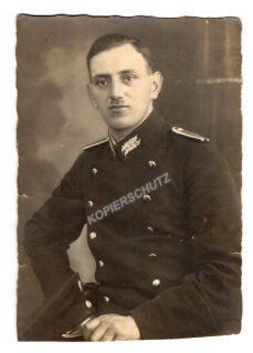 Portrait - Beamter, Zoll, Eisenbahn? - PK-Format
