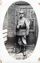 Foto - Soldat mit Marschgepäck - PK-Format