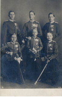 Postkarte - Kaiserliche Familie - Prinzen um 1900 - ungelaufen