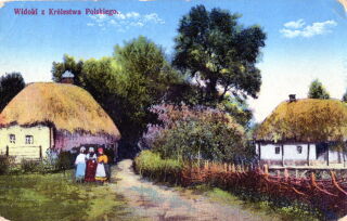 Postkarte - Widoki z Krolestw Polskiego - gelaufen